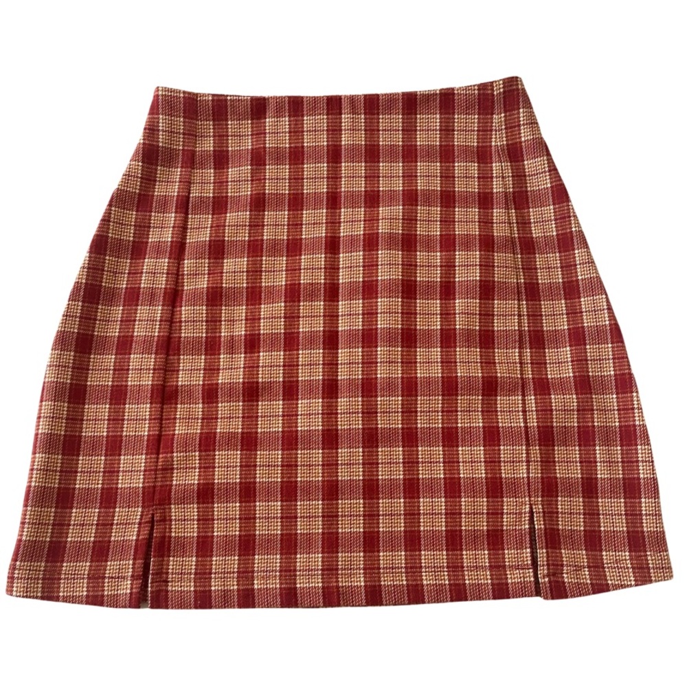 Brandy Melville, Plaid, Tartan, Mini Skirt, X-Small, Small
